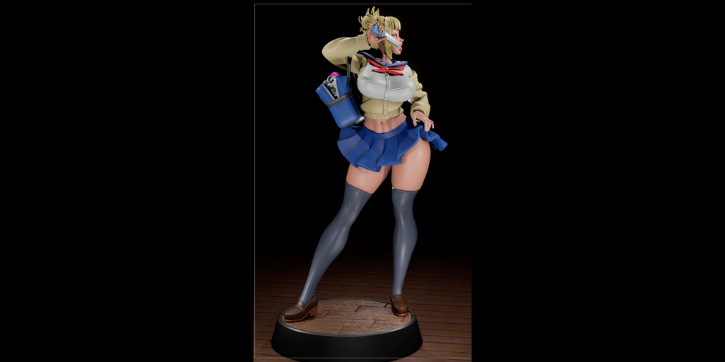 Himiko Toga Villain Waifu – My Hero Academia Collectible Figure – Fantasy Art – SFW / NSFW Options