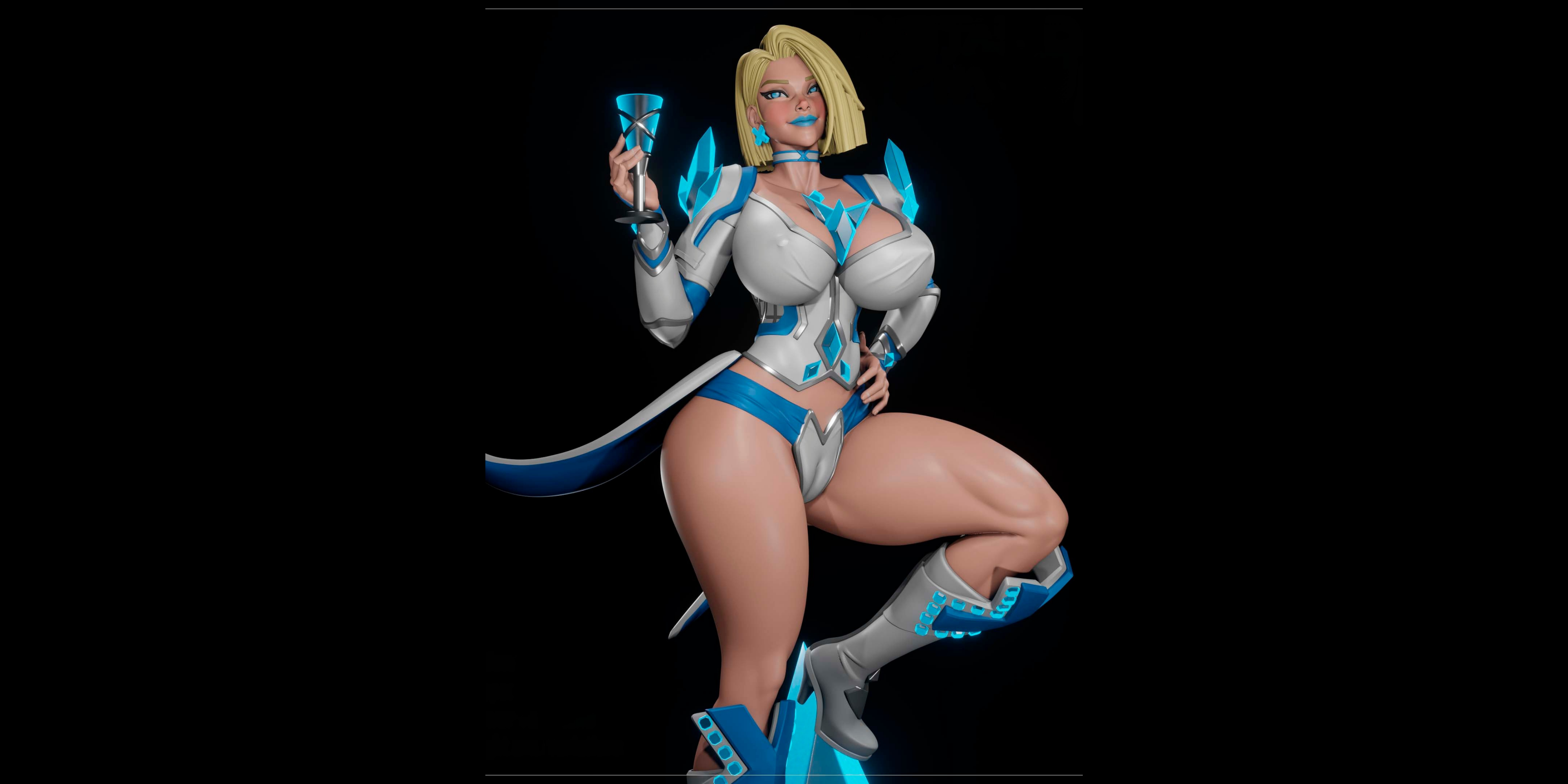 Emma Frost resin figure Marvel Rivals - SFW / NSFW Options – Hand Painted  26cm-10''