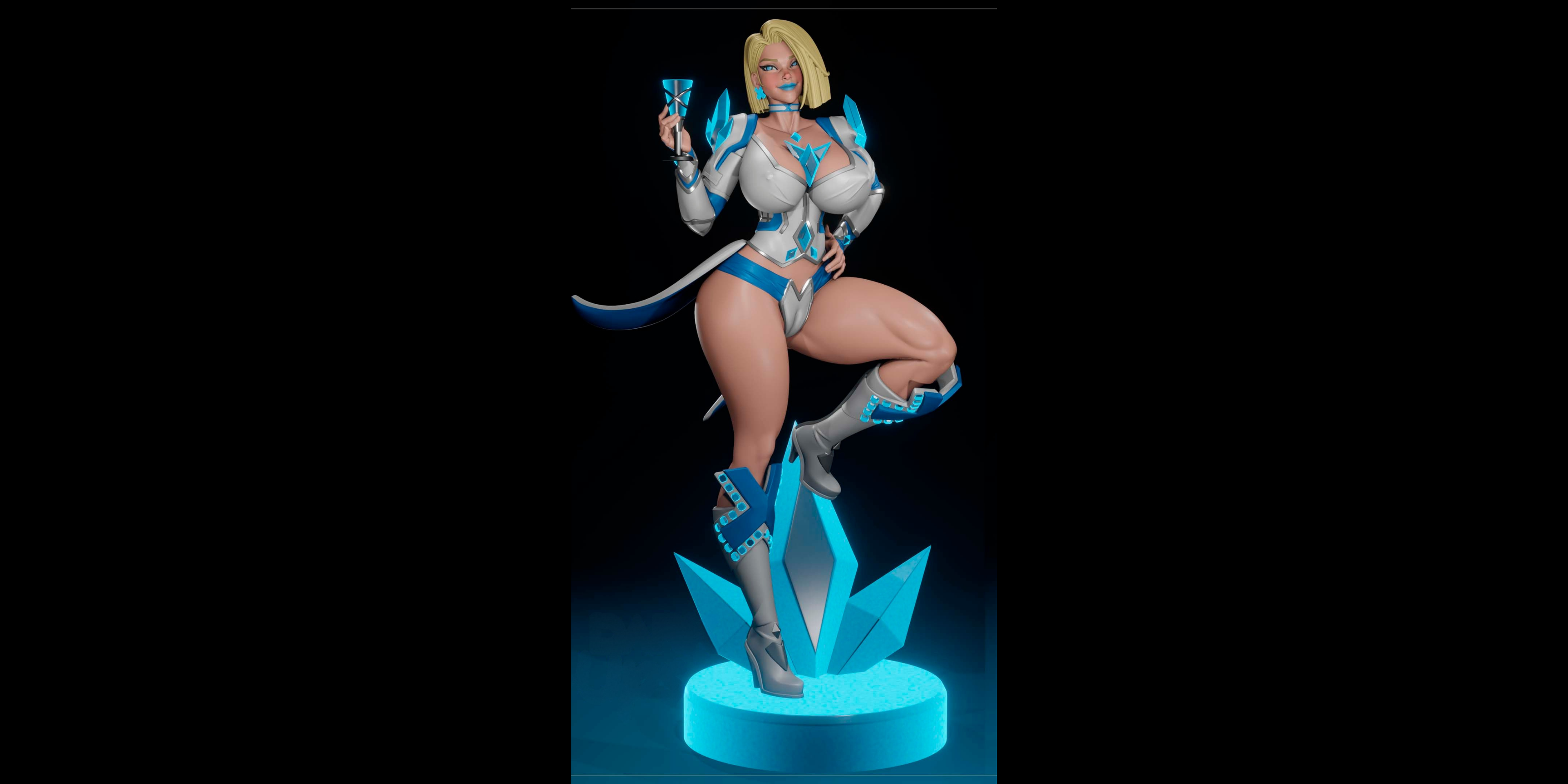 Emma Frost resin figure Marvel Rivals - SFW / NSFW Options – Hand Painted  26cm-10''