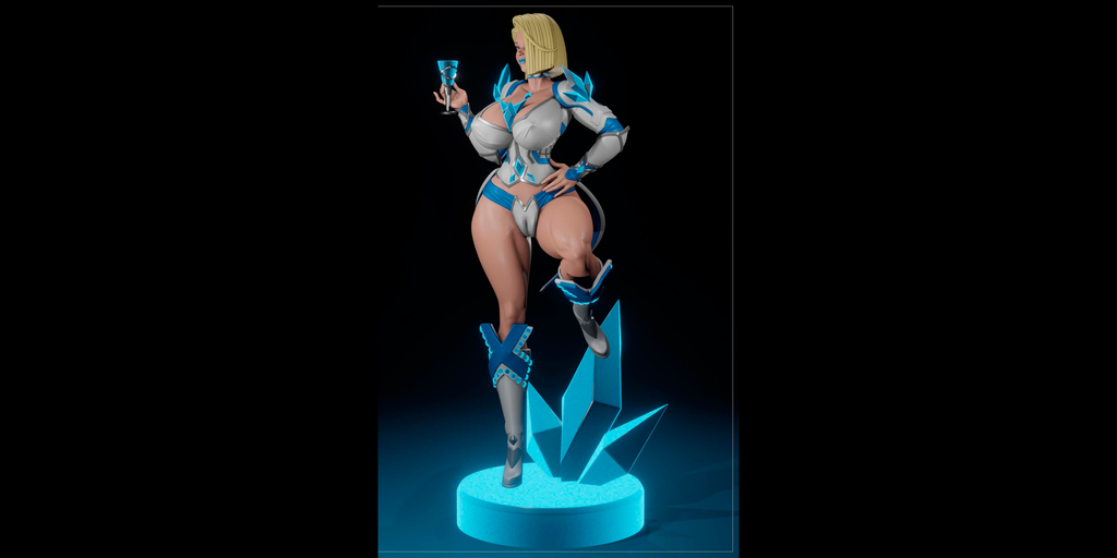 Emma Frost resin figure Marvel Rivals - SFW / NSFW Options – Hand Painted  26cm-10''