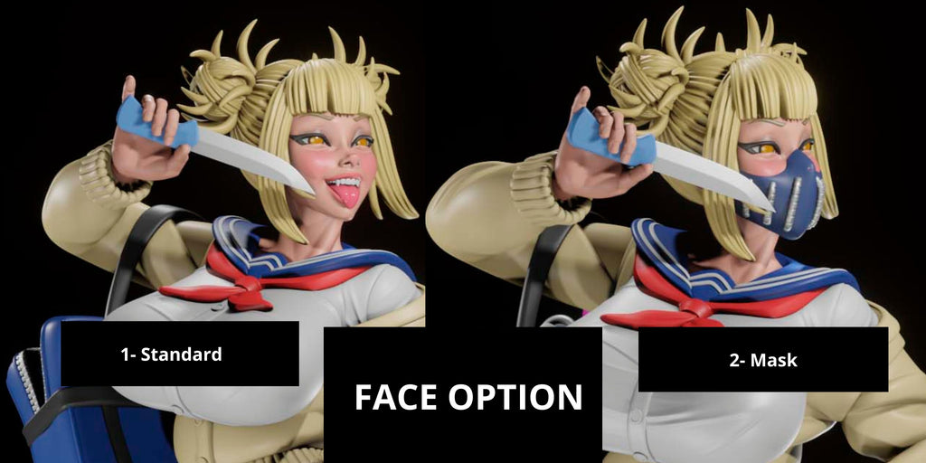 Himiko Toga Resin Statue – SFW / NSFW / FUTA Options – Hand-Painted Erotic My Hero Academia Figure - Hand Painted Furry Fantasy Figure 24cm-9''